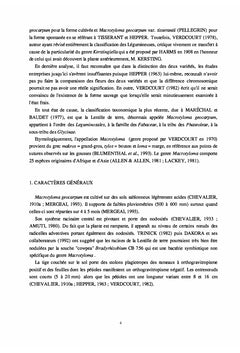 La Lentille de terre (Macrotyloma geocarpum) en voie de disparition