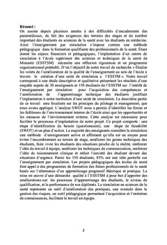 Simulation et formation des paramédicaux en Tunisie
