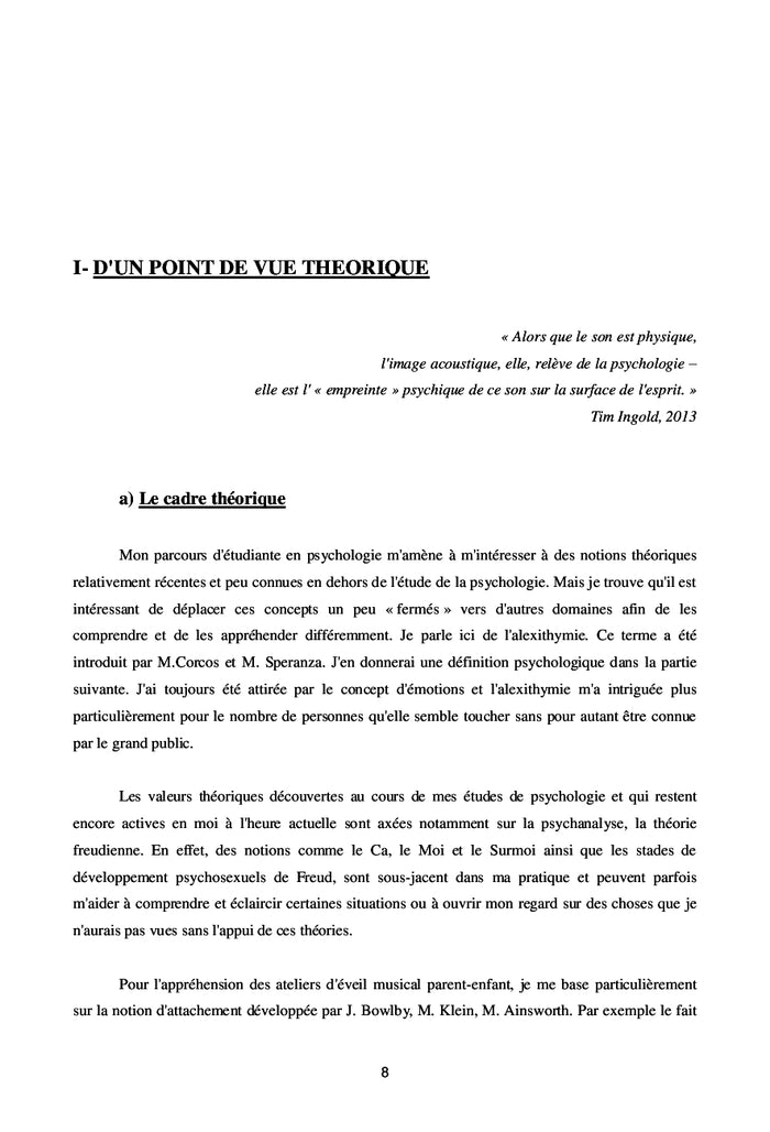 Alexithymie et Musicothérapie : atelier sonore parent-enfant