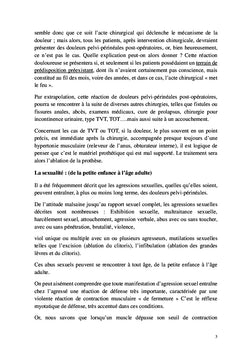 Apport Kinésithérapie antalgique dans le syndrome pelvien douloureux