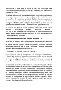 Apport Kinésithérapie antalgique dans le syndrome pelvien douloureux