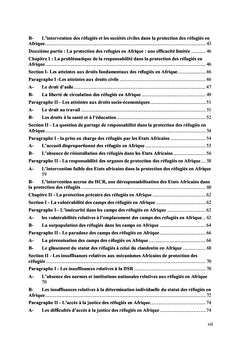La protection des réfugiés en Afrique