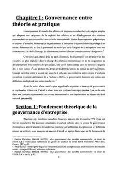 Éthique, gouvernance et performance: quel lien?