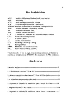 Le Dahomey dans les relations internationales au XVIIIe siècle