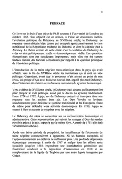 Le Dahomey dans les relations internationales au XVIIIe siècle
