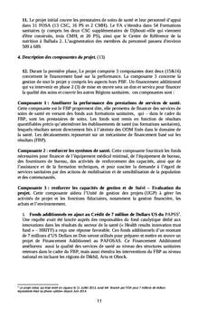 Manuel des procédures pour la mise en oeuvre du financement basé sur les performances à Djibouti