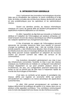 Mise en place d'une solution SDN pour la gestion du réseau
