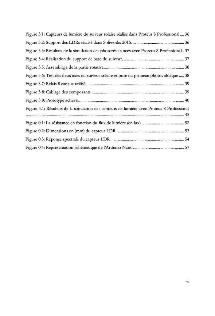 Conception et réalisation d'un suiveur solaire à deux axes