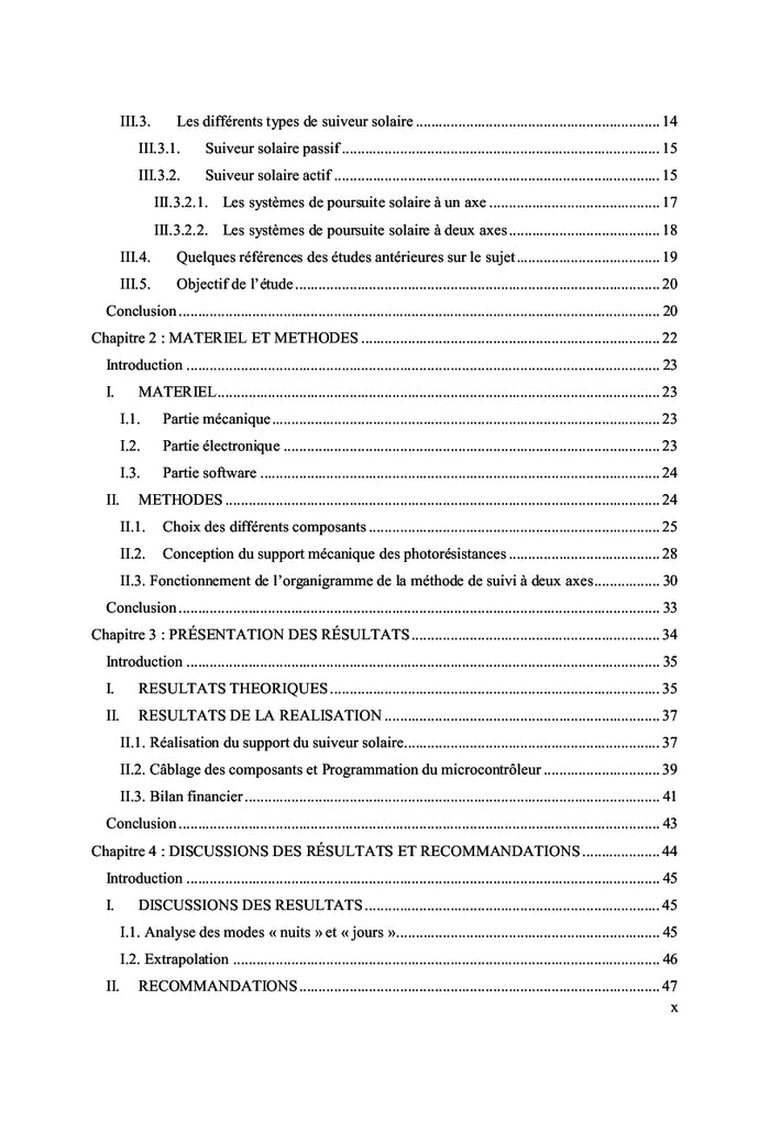 Conception et réalisation d'un suiveur solaire à deux axes