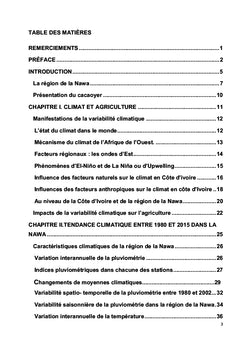 Perception paysanne des changements climatiques