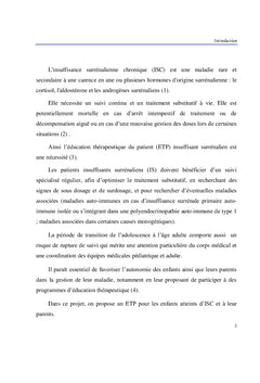 Apprendre à gérer l'insuffisance surrénalienne chronique de l'enfant