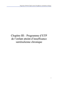 Apprendre à gérer l'insuffisance surrénalienne chronique de l'enfant