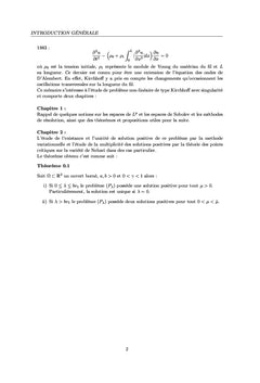 Equation Elliptique d'Ordre Deux de type Kirchhoff avec Singularité
