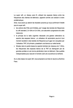 Les enjeux et perspectives des espaces blancs pour le haut débit