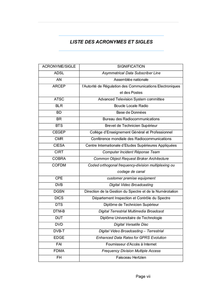 Les enjeux et perspectives des espaces blancs pour le haut débit