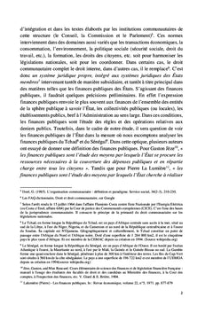 Finances Publiques