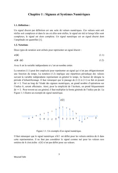 Traitement numérique du signal