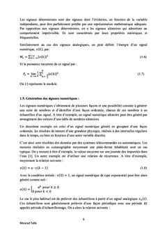 Traitement numérique du signal