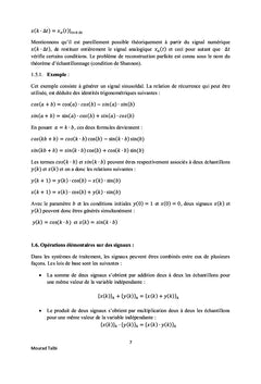 Traitement numérique du signal