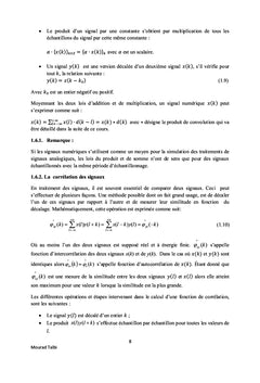 Traitement numérique du signal
