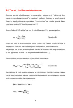 Groupe frigorifique et charges thermiques externes