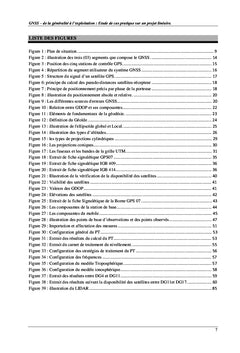 GNSS : De la Généralité à l'Exploitation