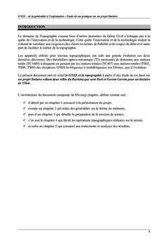 GNSS : De la Généralité à l'Exploitation