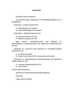 Analyse des modèles opératoires de V.S.O dans l'éducation au Cameroun