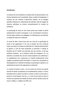 L'identité professionnelle des futurs professeurs
