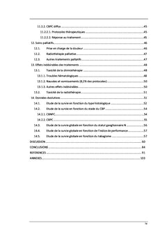 Le cancer bronchopulmonaire du sujet âgé