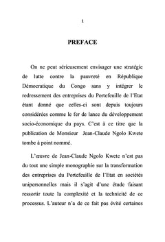 Redressement des entreprises congolaises et lutte contre la pauvreté