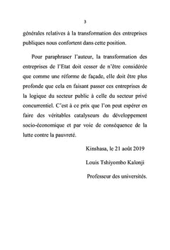Redressement des entreprises congolaises et lutte contre la pauvreté