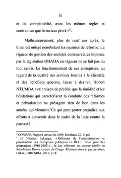 Redressement des entreprises congolaises et lutte contre la pauvreté