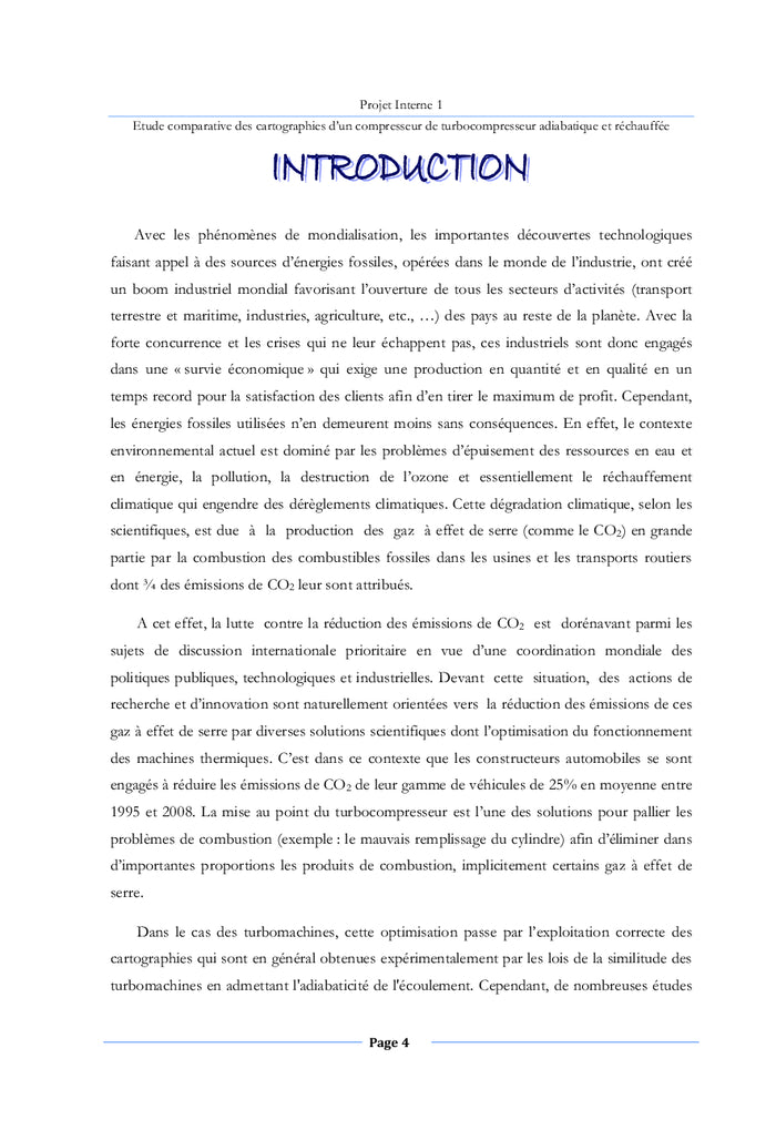 Cartographies d'un compresseur de turbocompresseur