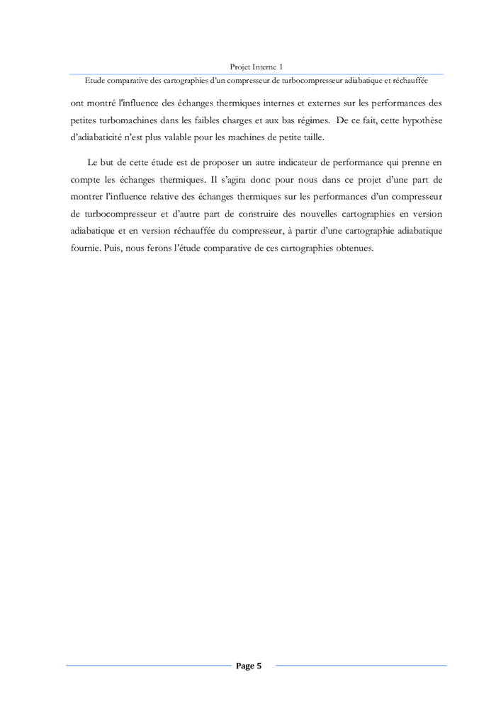 Cartographies d'un compresseur de turbocompresseur