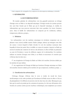 Cartographies d'un compresseur de turbocompresseur