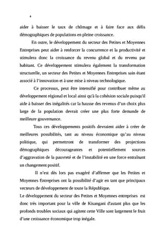 Politique de financement des investissements des PME à KISANGANI