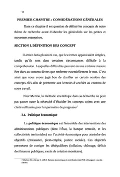 Politique de financement des investissements des PME à KISANGANI