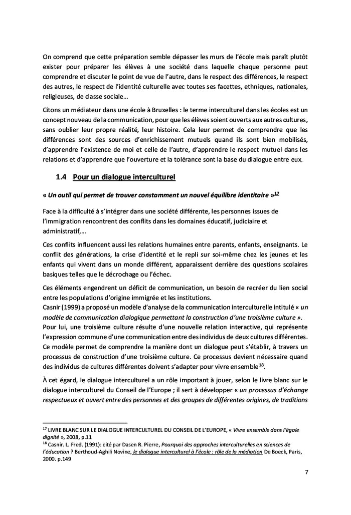 Inviter l'interculturalité à l'école en Belgique francophone