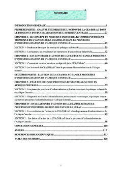L'action de la Commission Economique des Nations Unies pour L'Afrique