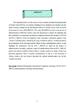 L'action de la Commission Economique des Nations Unies pour L'Afrique