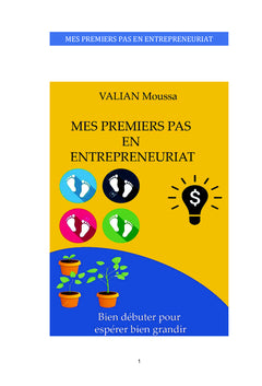 Mes premiers pas en entrepreneuriat