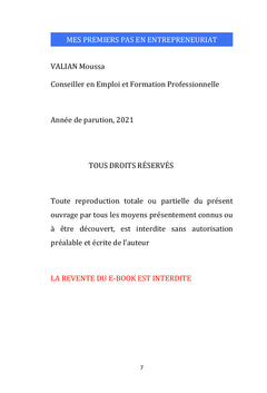 Mes premiers pas en entrepreneuriat