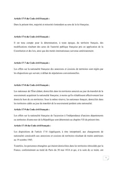 La loi sur la nationalité irakienne vis-à-vis de la loi française