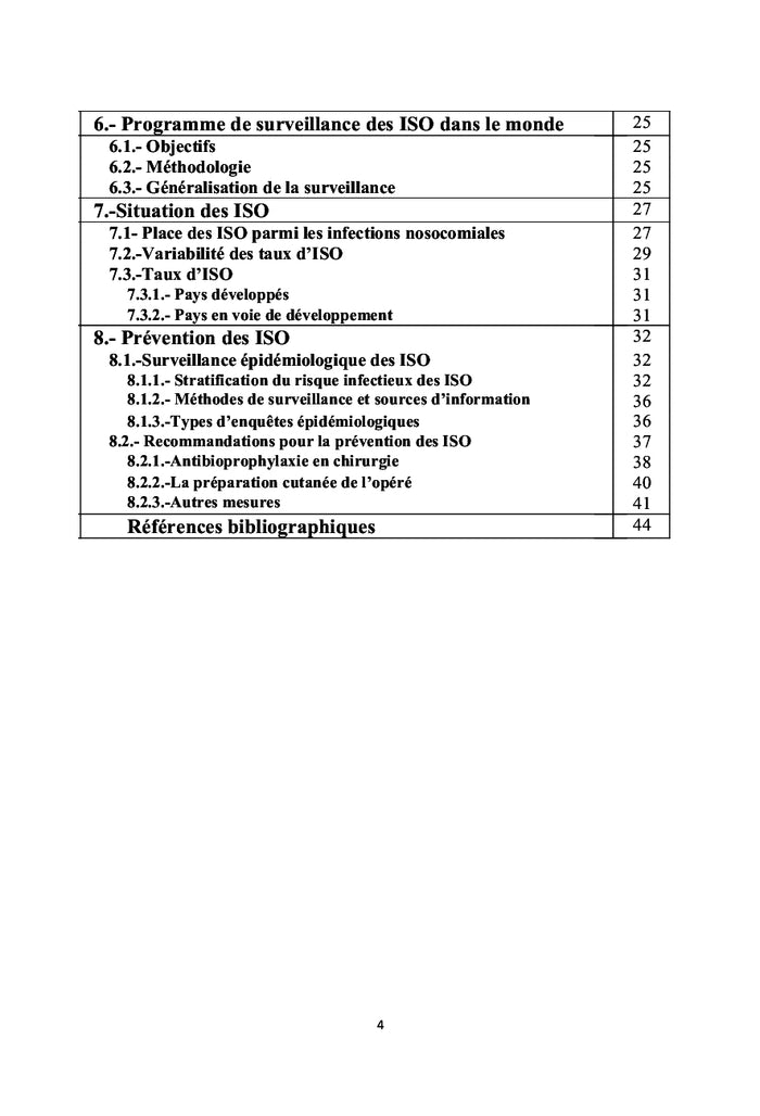 Les infections du site opératoire