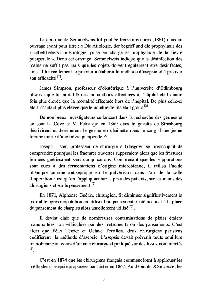 Les infections du site opératoire