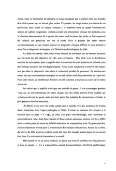 Syphilis congénitale et vulnérabilité sociale