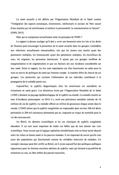 Syphilis congénitale et vulnérabilité sociale