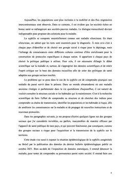 Syphilis congénitale et vulnérabilité sociale
