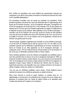 Difficultés d'apprentissage de la lecture